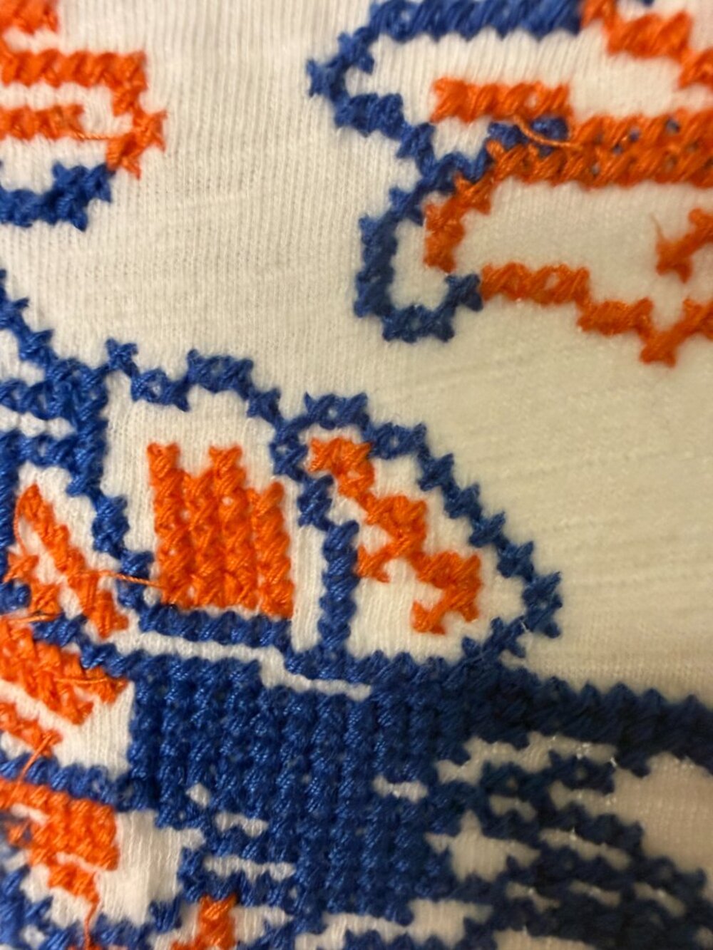 Pilcro/Anthropologie "Meet Me Seaside" Embroidered Tee – M- White/Blue- MSRP $68 - Picture 16 of 16